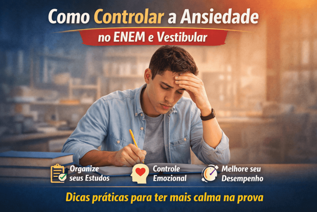 Como Controlar a Ansiedade no ENEM e Vestibular