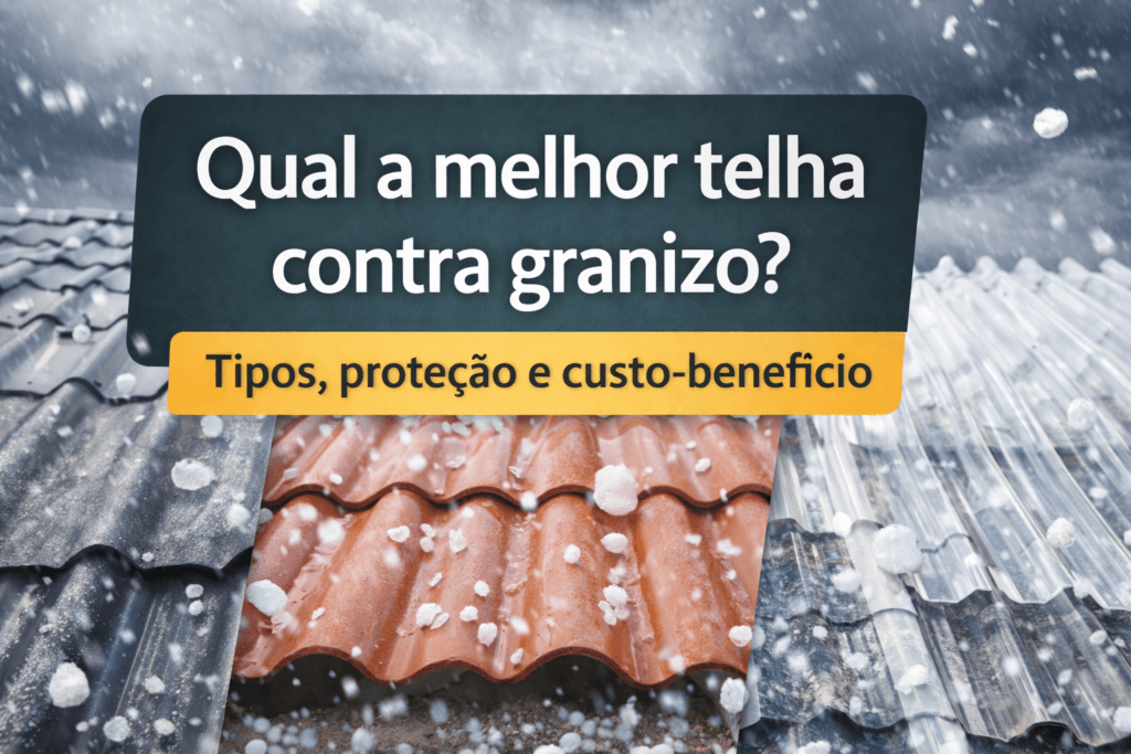 Qual melhor telha contra o granizo?