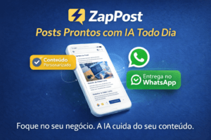 ZapPost - Criador de posts diários