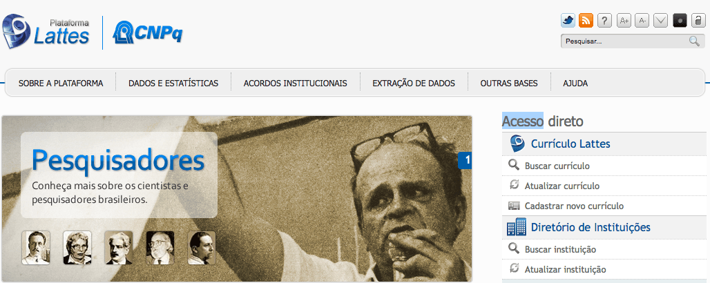 como fazer o currículo lattes